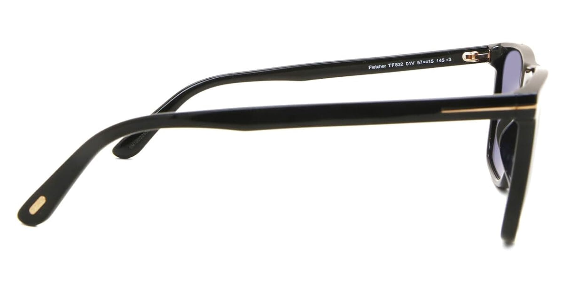 【TOM FORD】Fletcher TF832-F-N 01A 付属品付き Amazon.com: Tom Ford FLETCHER FT 0832 Shiny Black/Blue 57/15